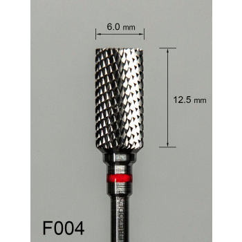 Frez węglikowy F004 z drobnym krzyżowym nacięciem (czerwony pasek)