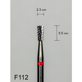 Frez węglikowy F112 z drobnym krzyżowym nacięciem (czerwony pasek)