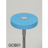 Gumka diamentowa GCB01 (niebieska) do cyrkonu i ceramiki – gradacja średnio-gruba, dysk 22 mm