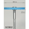 Gumka diamentowa GCB02 (niebieska) do cyrkonu i ceramiki – gradacja średnio-gruba, dysk 26 mm