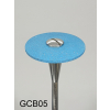 Gumka diamentowa GCB05 (niebieska) do cyrkonu i ceramiki – gradacja średnio-gruba, soczewka 20 mm