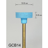 Gumka diamentowa GCB14 (niebieska) do cyrkonu i ceramiki – gradacja średnio-gruba, dysk 12 mm