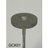 Gumka diamentowa GCK01 (czarna) do cyrkonu i ceramiki, dysk 22 mm, bardzo gruba gradacja