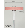 Gumka diamentowa GCR01 (czerwona) do cyrkonu i ceramiki– gradacja średnia, dysk 22 mm