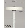 Gumka diamentowa GCW01 (biała) do cyrkonu i ceramiki– gradacja bardzo drobna, dysk 22 mm