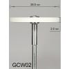 Gumka diamentowa GCW02 (biała) do cyrkonu i ceramiki– gradacja bardzo drobna, dysk 26 mm