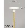Gumka diamentowa GCW013 (biała) do cyrkonu i ceramiki – gradacja bardzo drobna, dysk 12 mm