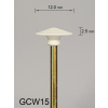 Gumka diamentowa GCW015 (biała) do cyrkonu i ceramiki – gradacja bardzo drobna, soczewka 12 mm