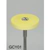 Gumka diamentowa GCY01 (żółta) do cyrkonu i ceramiki – gradacja drobna, dysk 22 mm