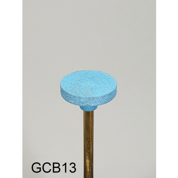 Gumka diamentowa GCB13 (niebieska) do cyrkonu i ceramiki – gradacja średnio-gruba, dysk 12 mm