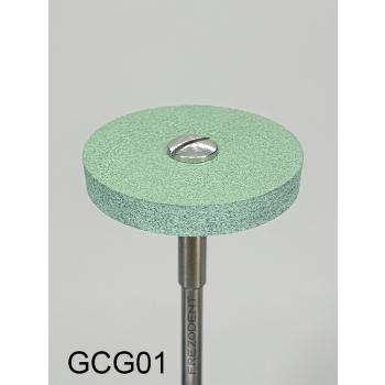 Gumka diamentowa GCG01 (zielona) do cyrkonu i ceramiki– gradacja gruba, dysk 22 mm