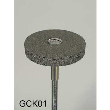 Gumka diamentowa GCK01 (czarna) do cyrkonu i ceramiki, dysk 22 mm, bardzo gruba gradacja