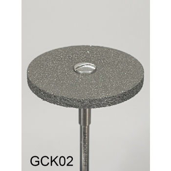 Gumka diamentowa GCK02 (czarna) do cyrkonu i ceramiki, dysk 26 mm, bardzo gruba gradacja