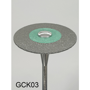 Gumka diamentowa GCK03 (czarna) do cyrkonu i ceramiki, soczewka 26 mm, bardzo gruba gradacja