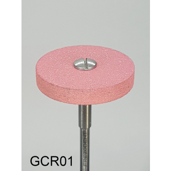 Gumka diamentowa GCR01 (czerwona) do cyrkonu i ceramiki– gradacja średnia, dysk 22 mm