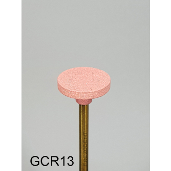 Gumka diamentowa GCR13 (czerwona) do cyrkonu i ceramiki – gradacja średnia, dysk 12 mm