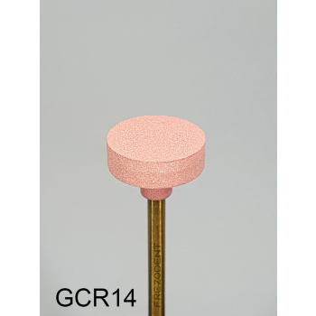 Gumka diamentowa GCR14 (czerwona) do cyrkonu i ceramiki – gradacja średnia, dysk 12 mm