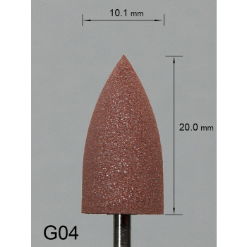 Brązowa gumka na trzymadełku G04