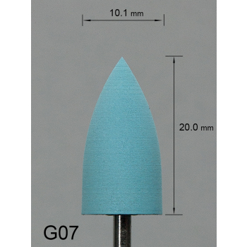 Niebieska gumka na trzymadełku G07