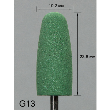 Zielona gumka na trzymadełku G13