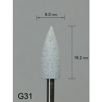Biała gumka na trzymadełku G31