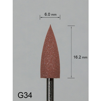 Brązowa gumka na trzymadełku G34