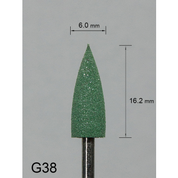 Zielona gumka na trzymadełku G38