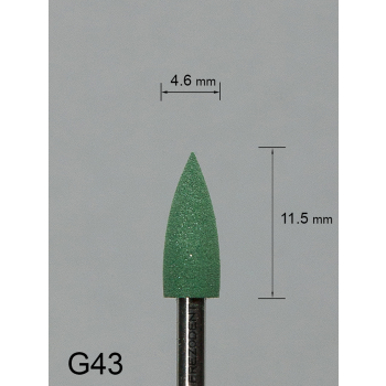 Zielona gumka na trzymadełku G43