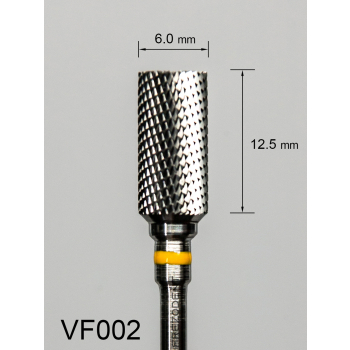 Frez węglikowy VF002 z bardzo drobnym krzyżowym nacięciem (żółty pasek)